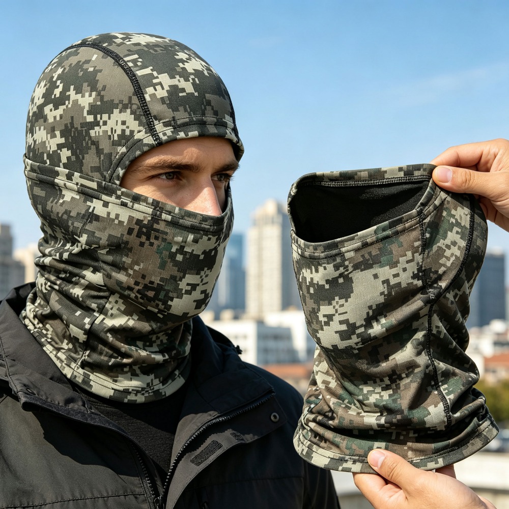 Outdoor Hunting Prints - قناع وجه كامل مقاوم للرياح بتصميم