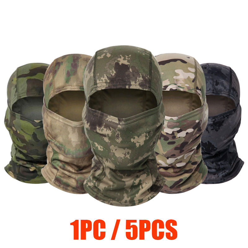 Outdoor Hunting Prints - قبعة بالاكلافا قابلة للتمدد وقابلة للتنفس