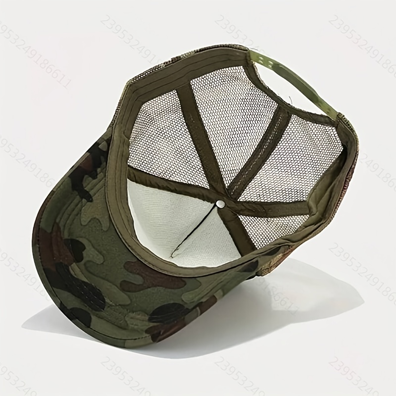 قبعة بيسبول شبكية مطبوعة بنقشة - مراجعة Outdoor Hunting Prints وسعره