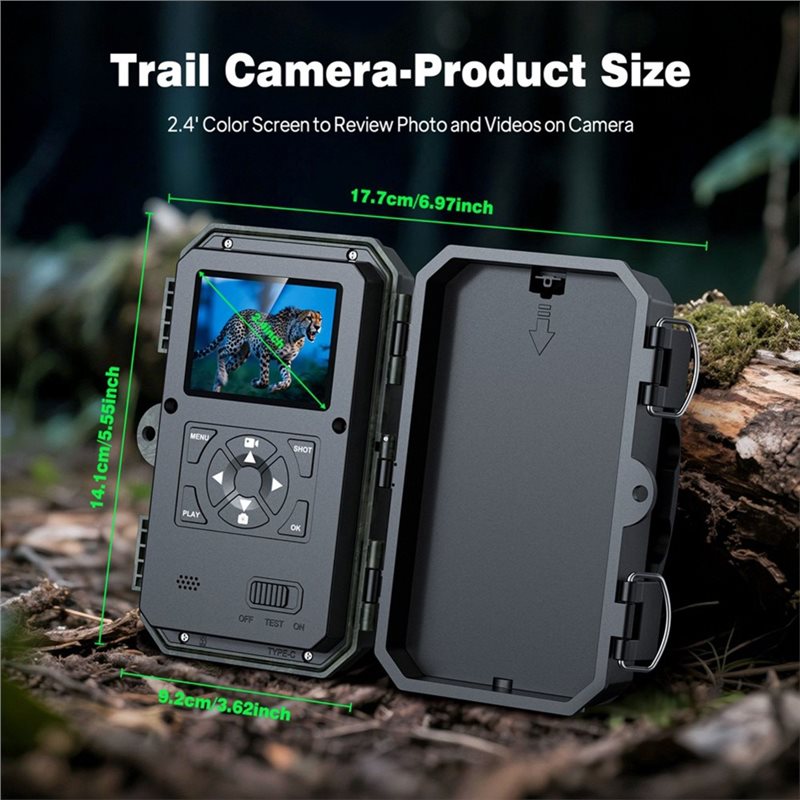 كاميرا صيد خارجية للمسارات بدق - مراجعة Trail Camera Infrared وسعره